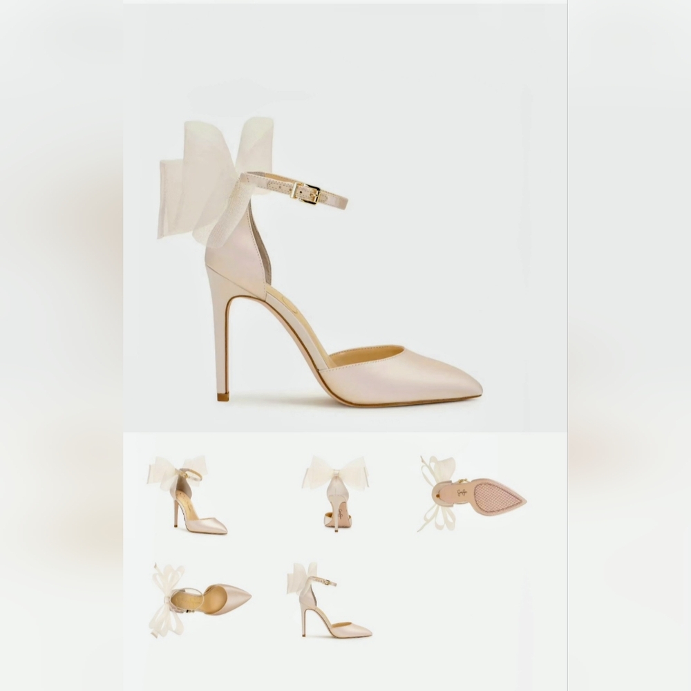 Jessica Simpson Phindies Heels with Bow Detail